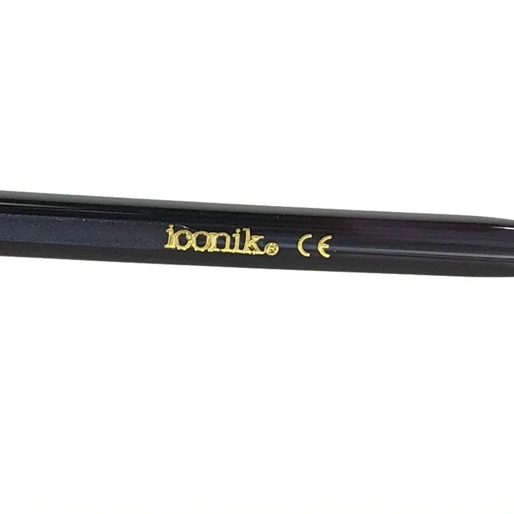 Iconik Eyeglasses Frames TED C2 Blue Square Full Rim 52-18-145